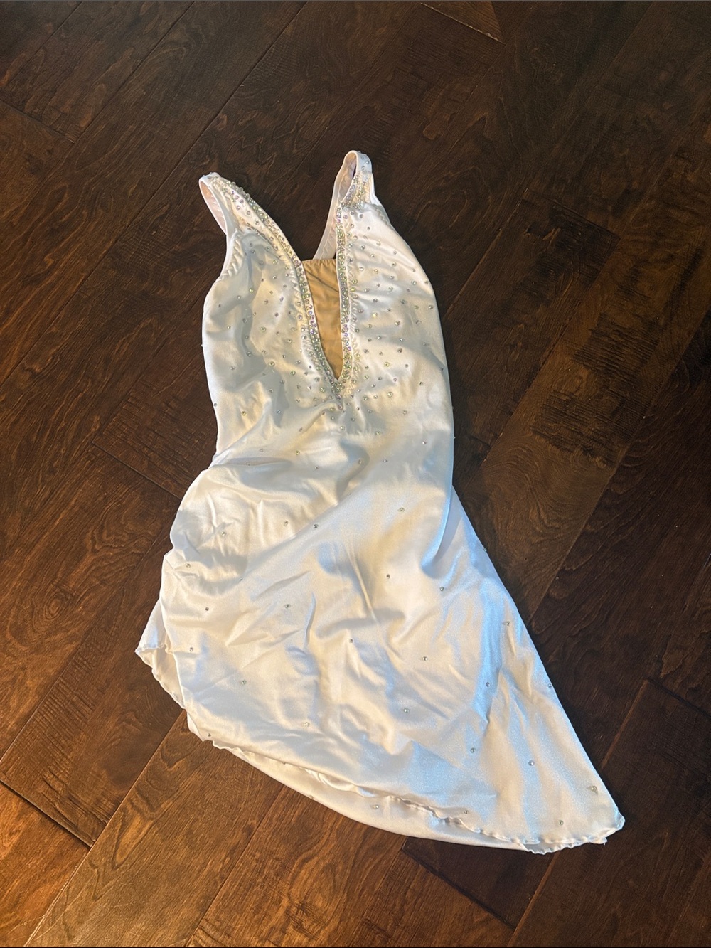 White Embellished Dance Costume